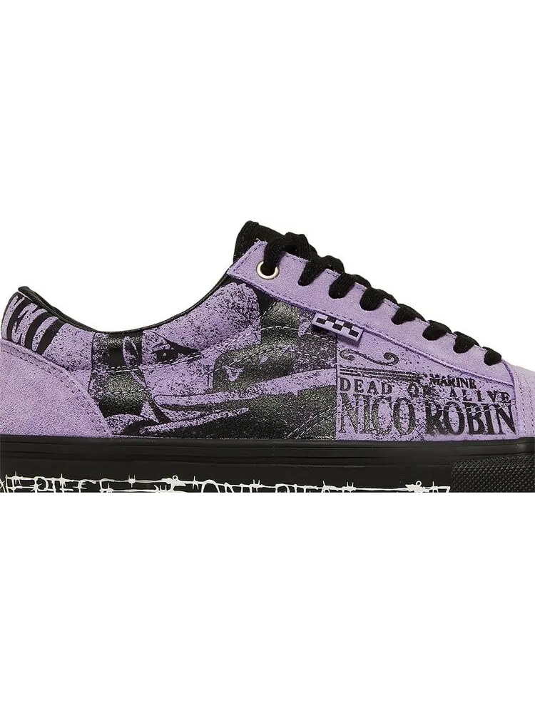 Кеды Vans Old Skool One Piece x Nico Robin — изображение 2 из 8, фиолетовый