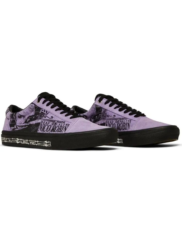 Кеды Vans Old Skool One Piece x Nico Robin — изображение 8 из 8, фиолетовый