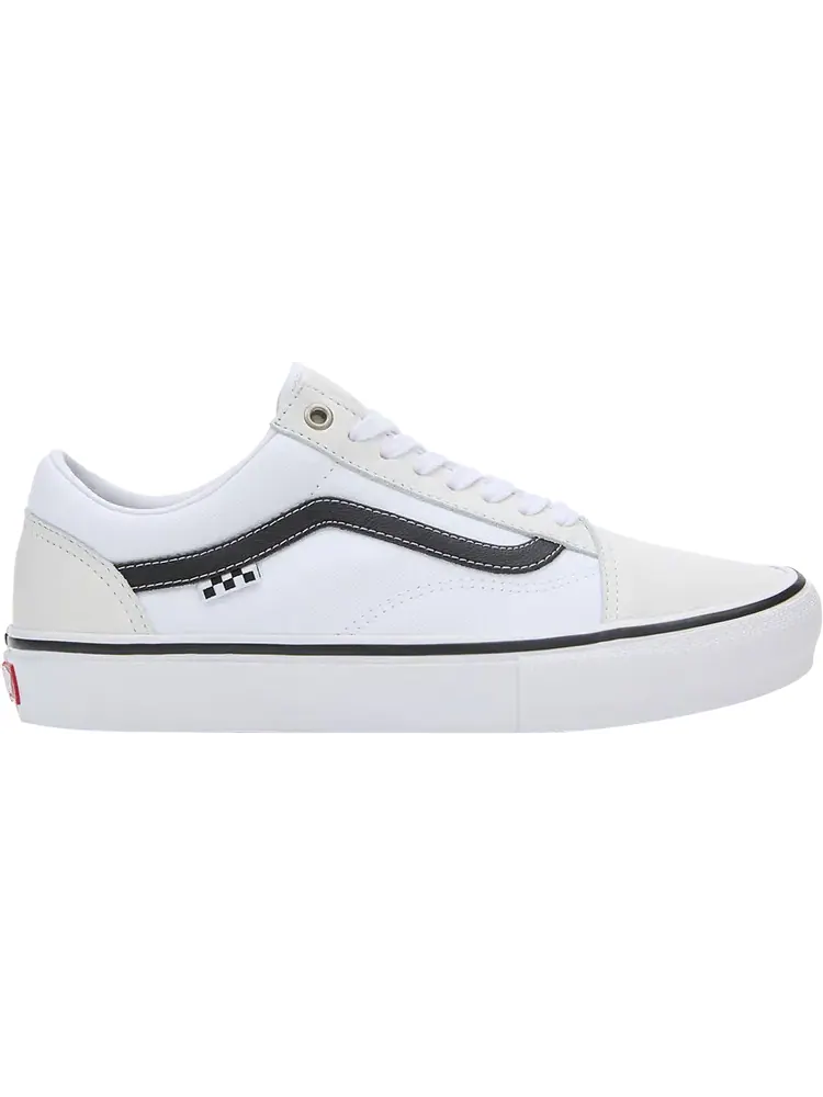 Кроссовки Skate Old Skool 'White Black' — изображение 1 из 1, белый