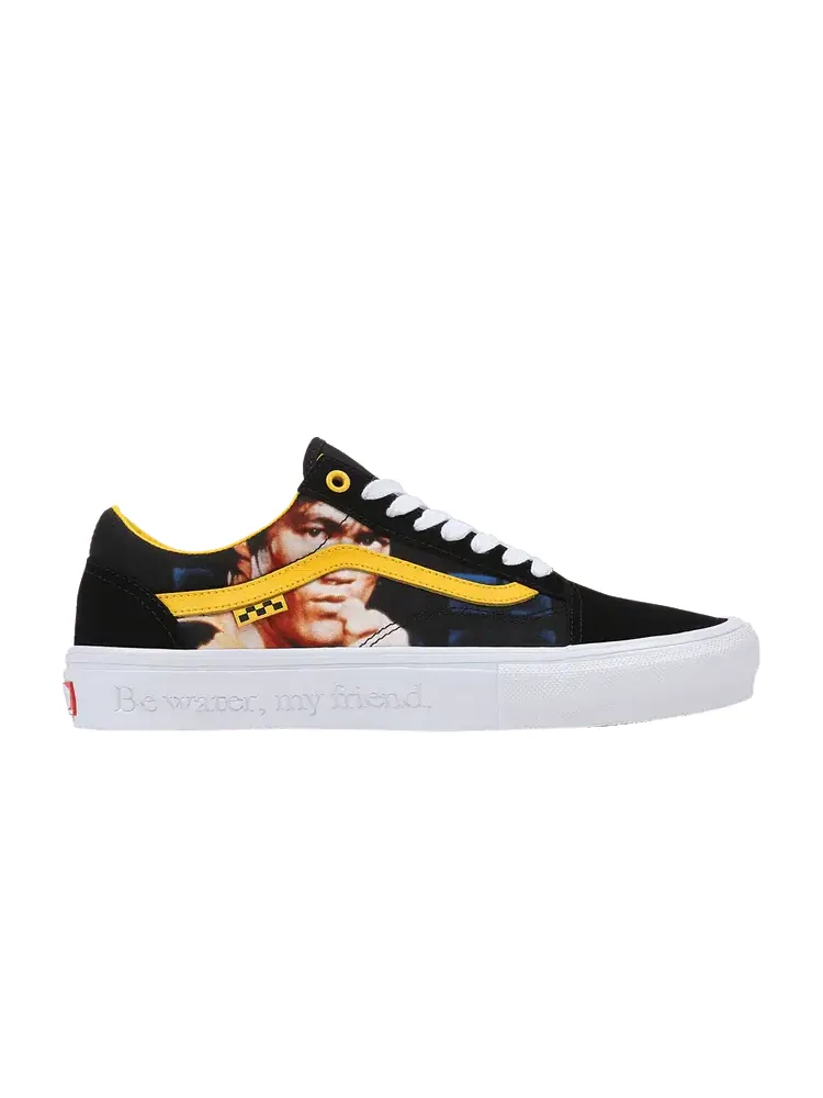 Кеды Vans Bruce Lee x Skate Old Skool 'Black Yellow' — изображение 1 из 1, черный/желтый