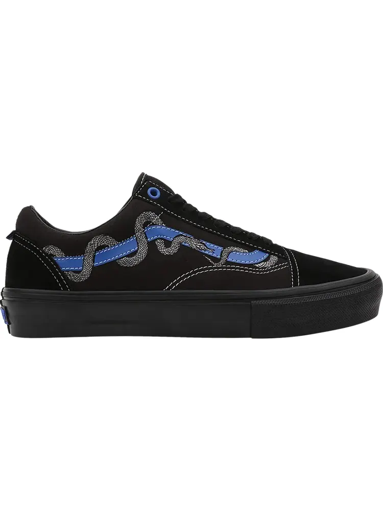 Кроссовки Breana Geering x Skate Old Skool 'Black Blue Snake' — изображение 1 из 1, черный
