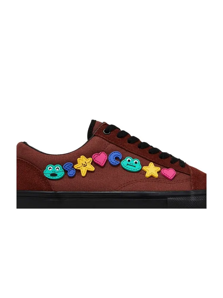 Кроссовки Vans Frog Skateboards x Skate Old Skool Brown — изображение 2 из 6, коричневый