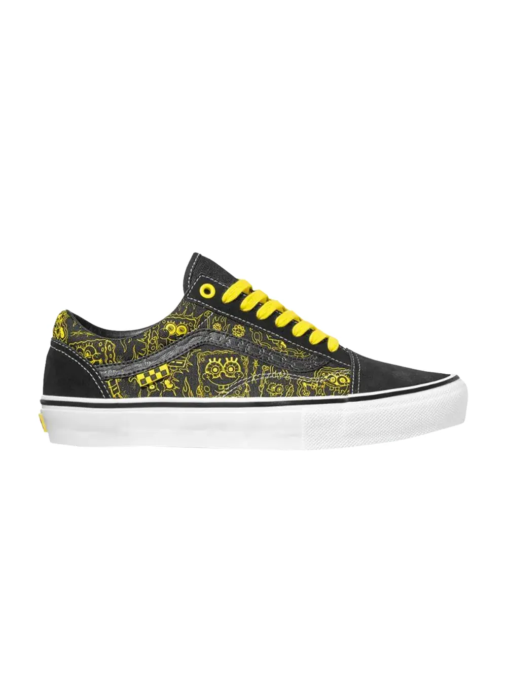 Кроссовки Mike Gigliotti x SpongeBob SquarePants x Skate Old Skool Vans — изображение 1 из 1, черный/желтый