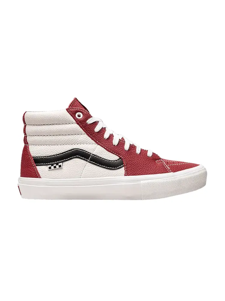 Кроссовки Vans Skate Sk8-Hi Chili Pepper White — изображение 1 из 1, красный
