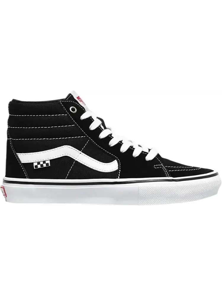 Кеды Vans Sk8-Hi Checkerboard Black/White — изображение 1 из 2, черный
