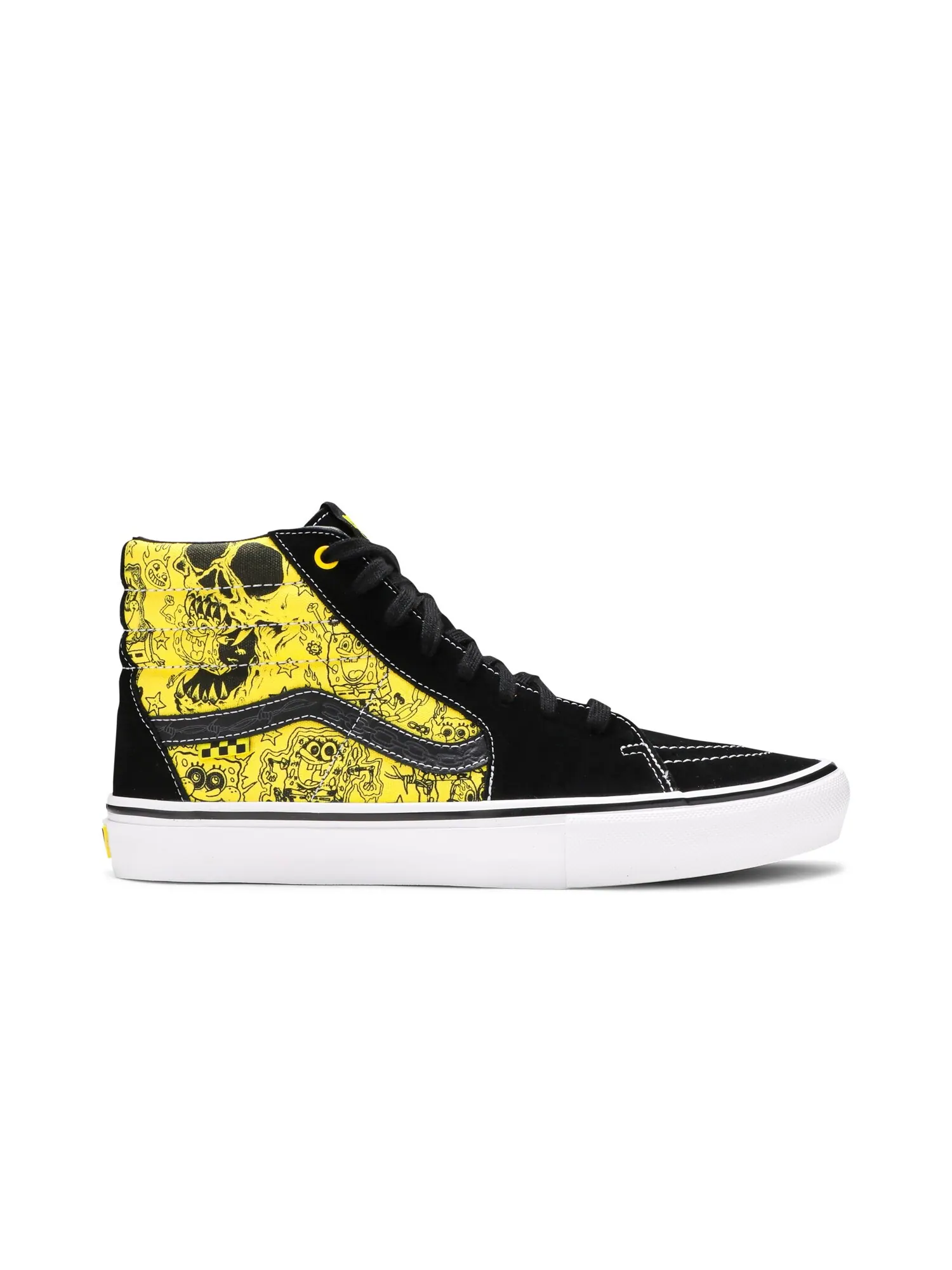 Кроссовки Mike Gigliotti x SpongeBob SquarePants x Skate Sk8-Hi Vans — изображение 1 из 8, черный/желтый