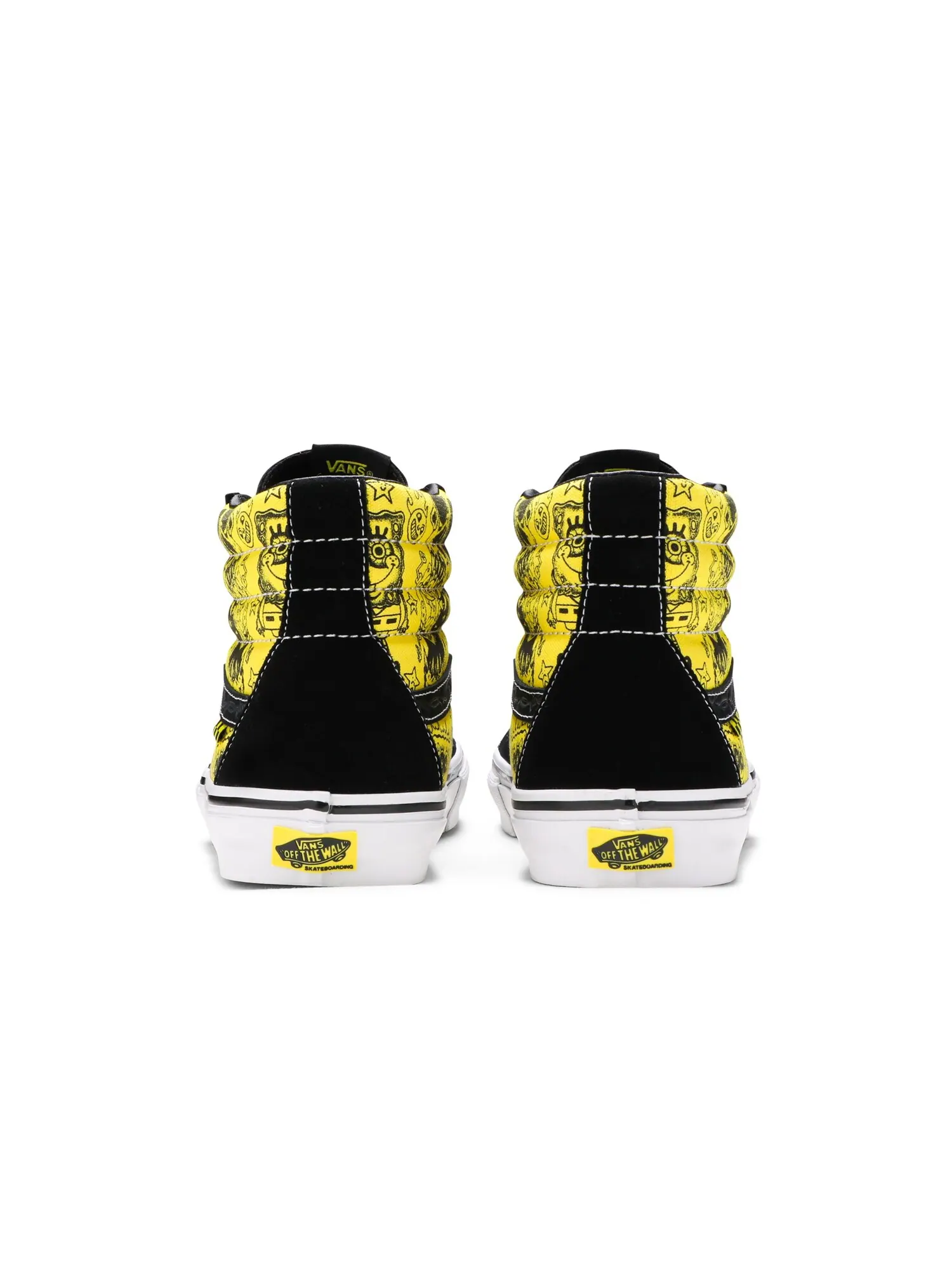 Кроссовки Mike Gigliotti x SpongeBob SquarePants x Skate Sk8-Hi Vans — изображение 6 из 8, черный/желтый