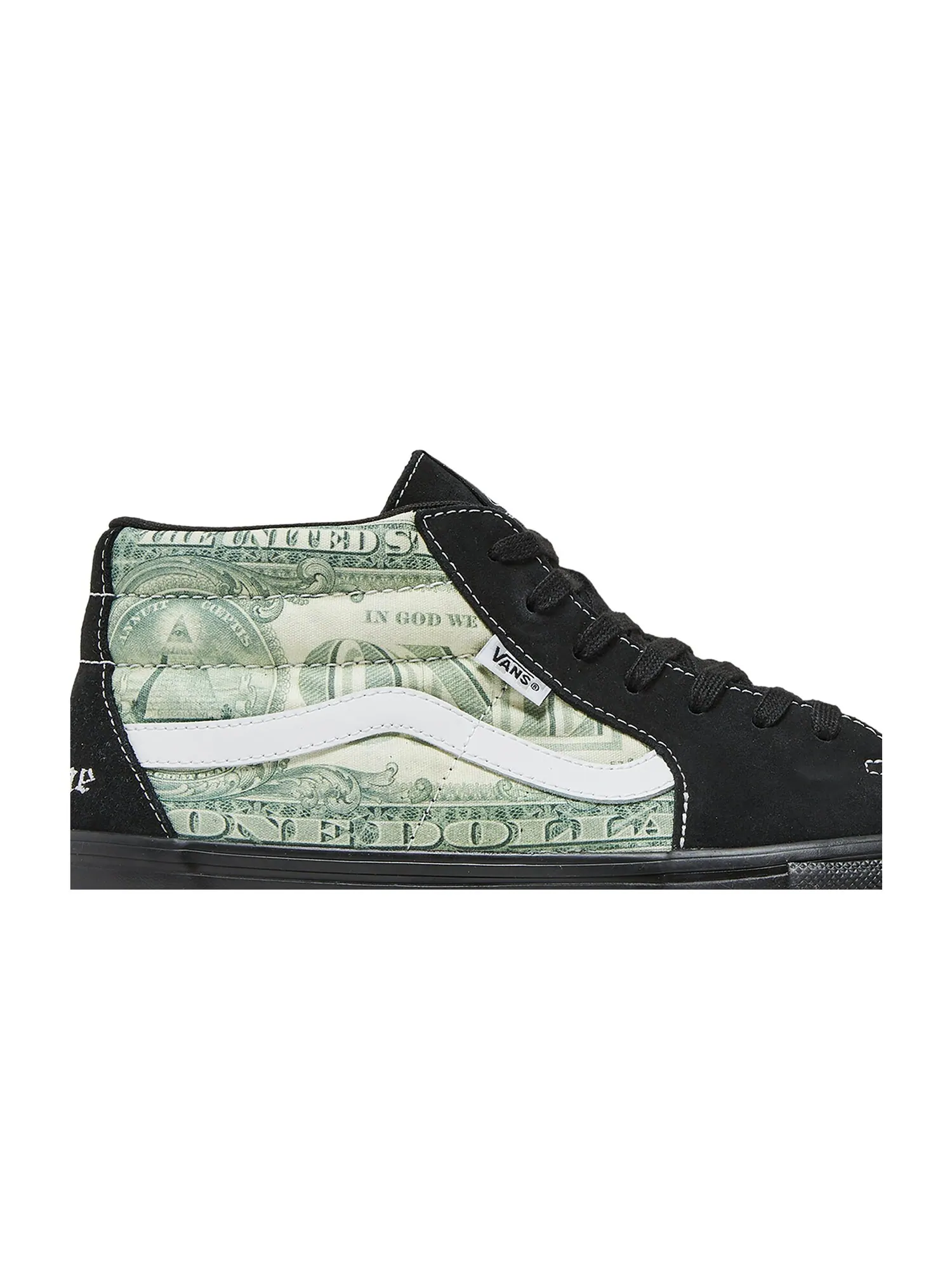 Кроссовки Supreme x Skate Grosso Mid Vans — изображение 2 из 8, черный
