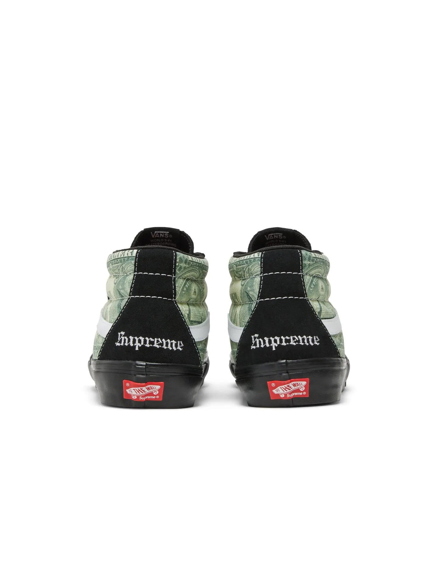 Кроссовки Supreme x Skate Grosso Mid Vans — изображение 6 из 8, черный