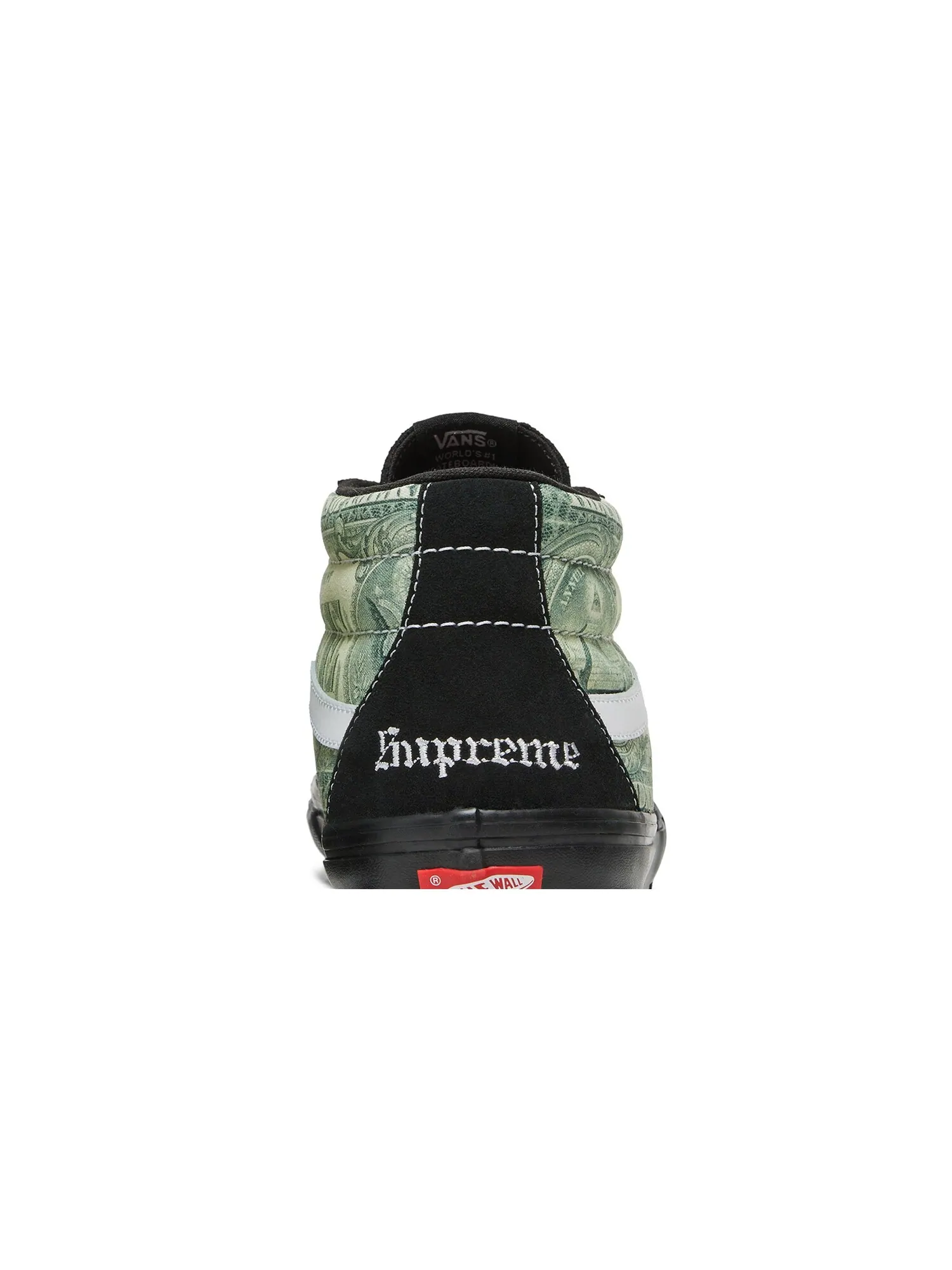 Кроссовки Supreme x Skate Grosso Mid Vans — изображение 7 из 8, черный