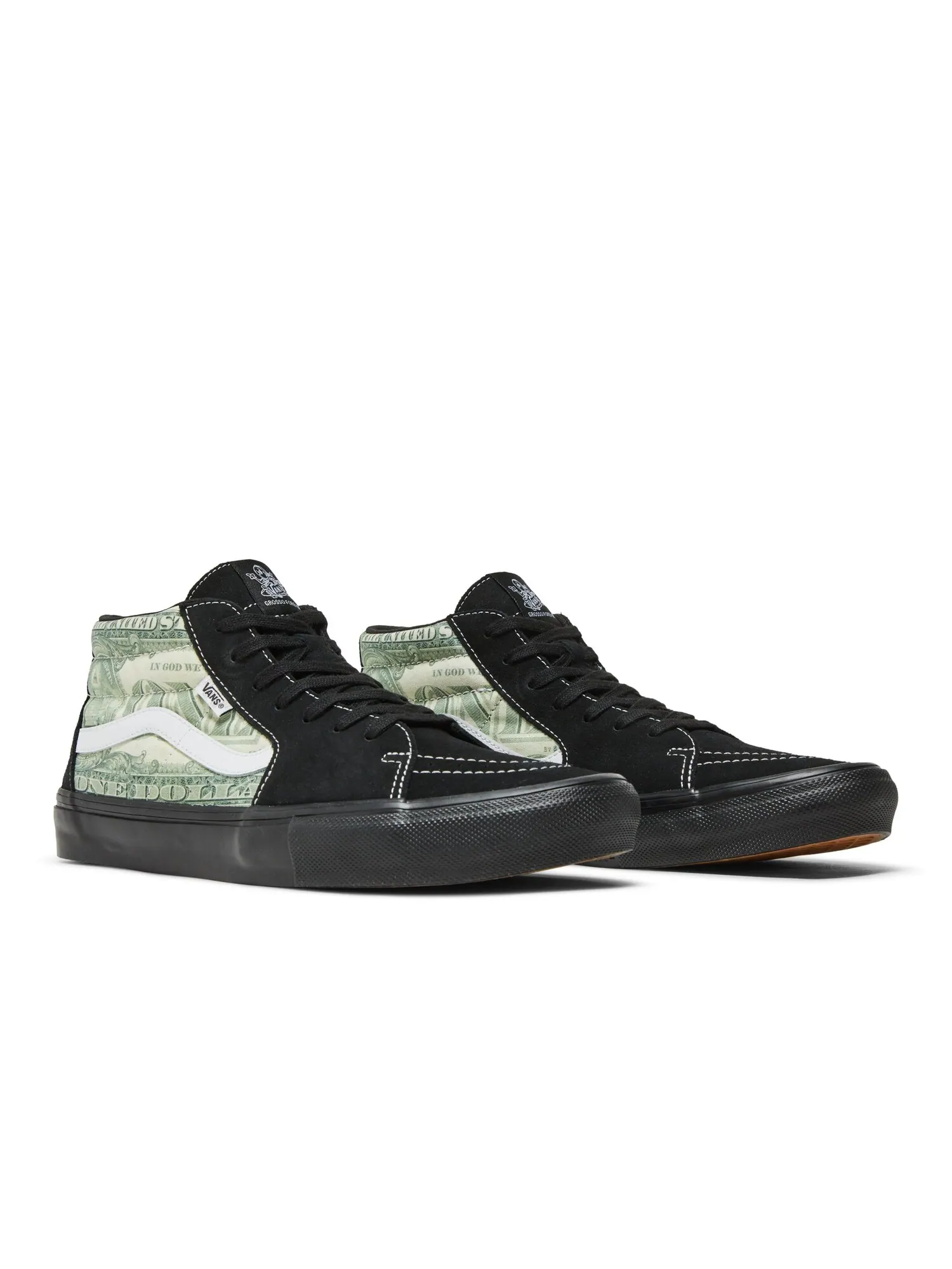 Кроссовки Supreme x Skate Grosso Mid Vans — изображение 8 из 8, черный