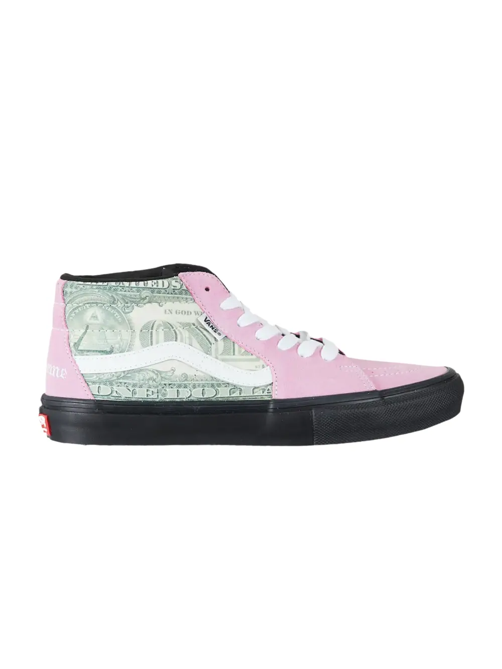 Кроссовки Supreme x Skate Grosso Mid Vans — изображение 1 из 1, розовый