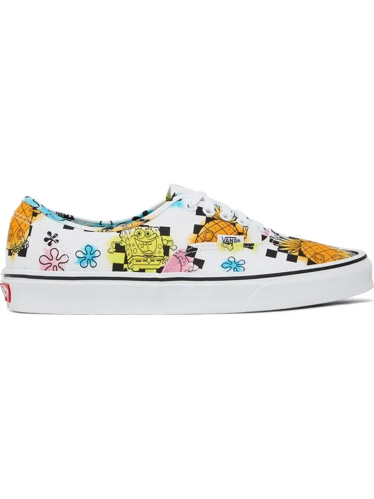 Кеды Vans SpongeBob SquarePants x Authentic Aye Aye Captain! — изображение 1 из 8, белый