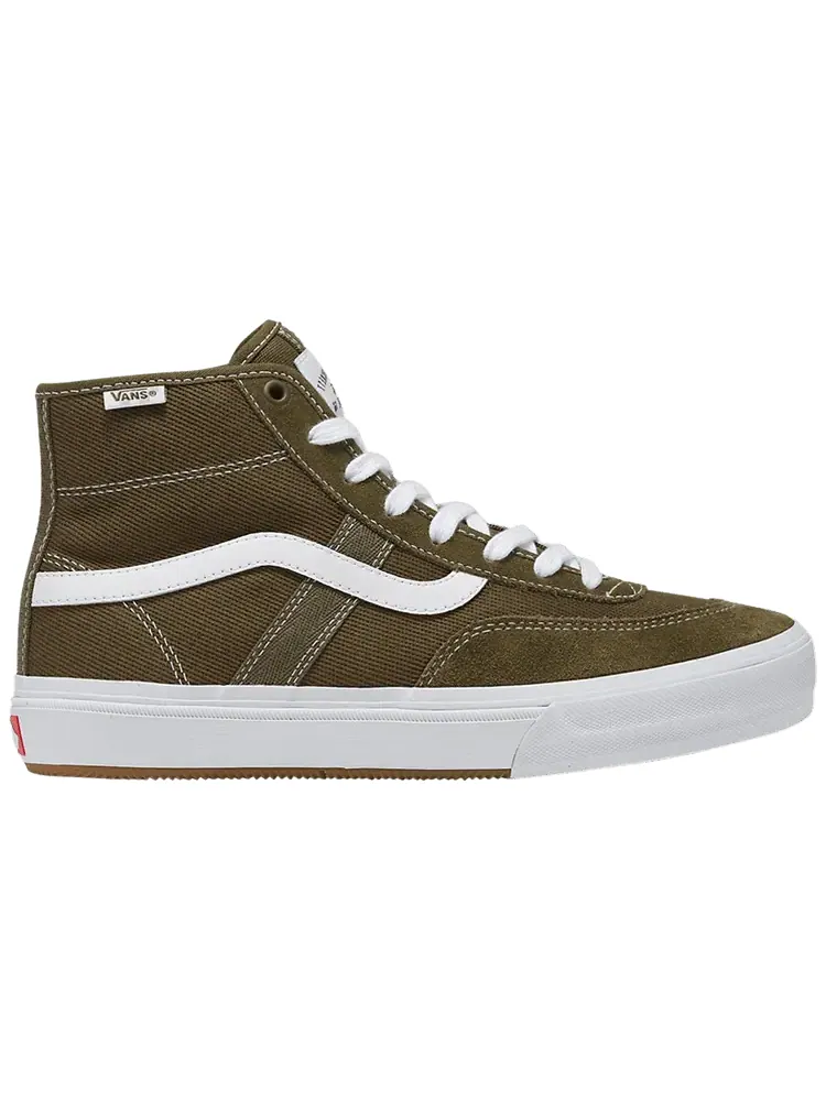 Кроссовки Vans Skate Gilbert Crockett High 'Dark Olive' — изображение 1 из 1, зеленый