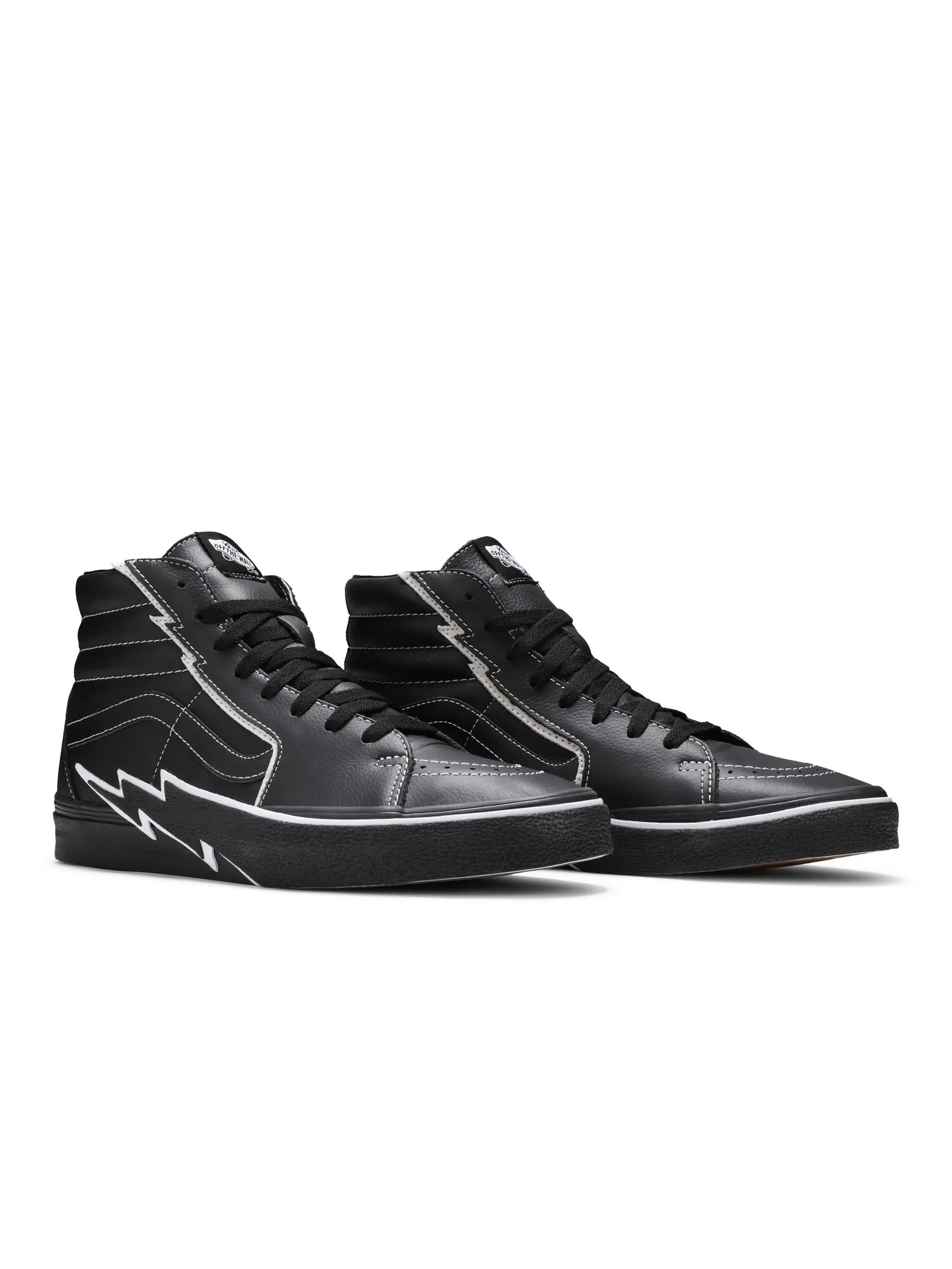Кроссовки Sk8-Hi Vans — изображение 8 из 8, черный/черный/белый