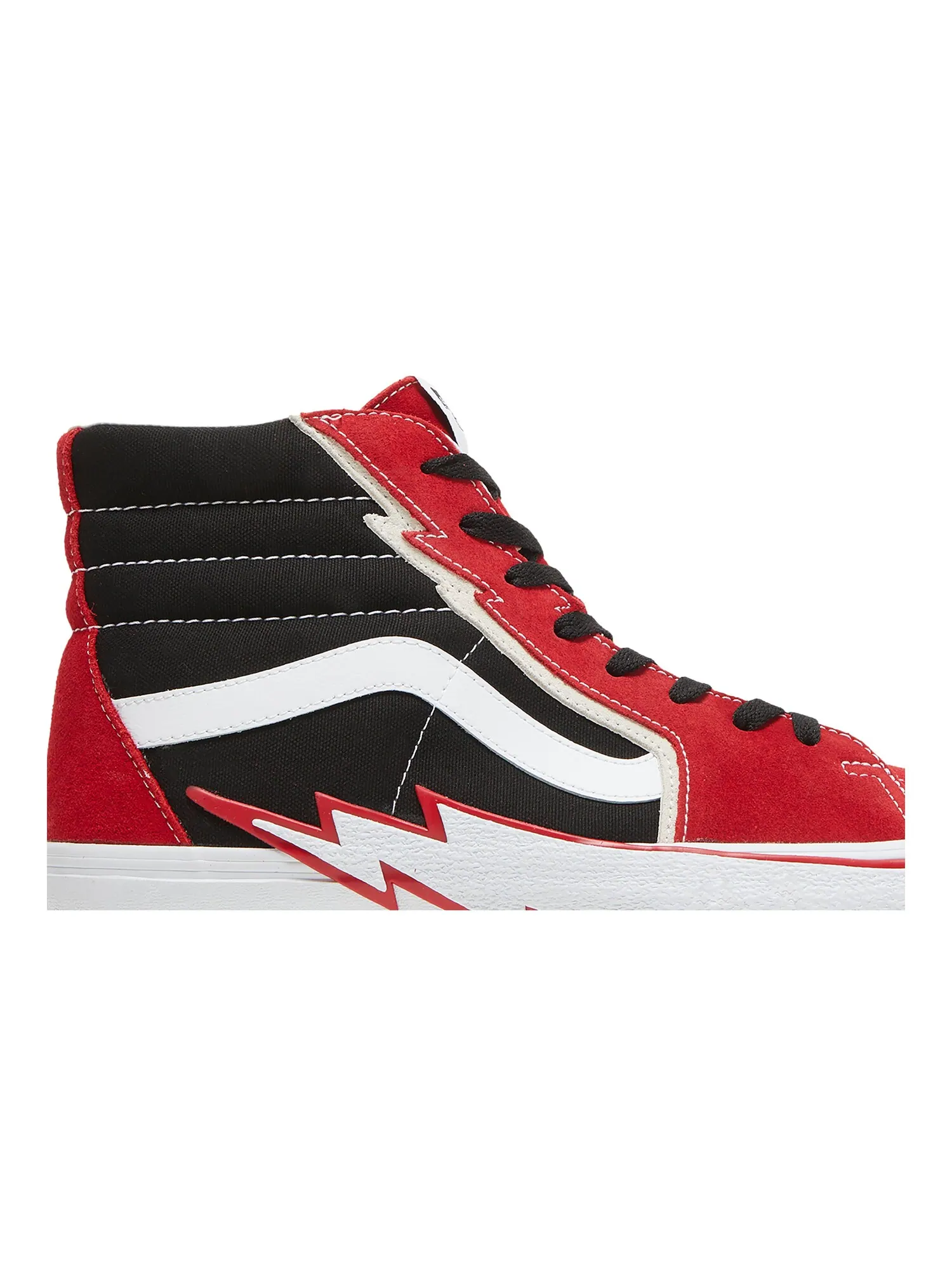 Кроссовки Sk8-Hi Vans — изображение 2 из 8, красный/черный