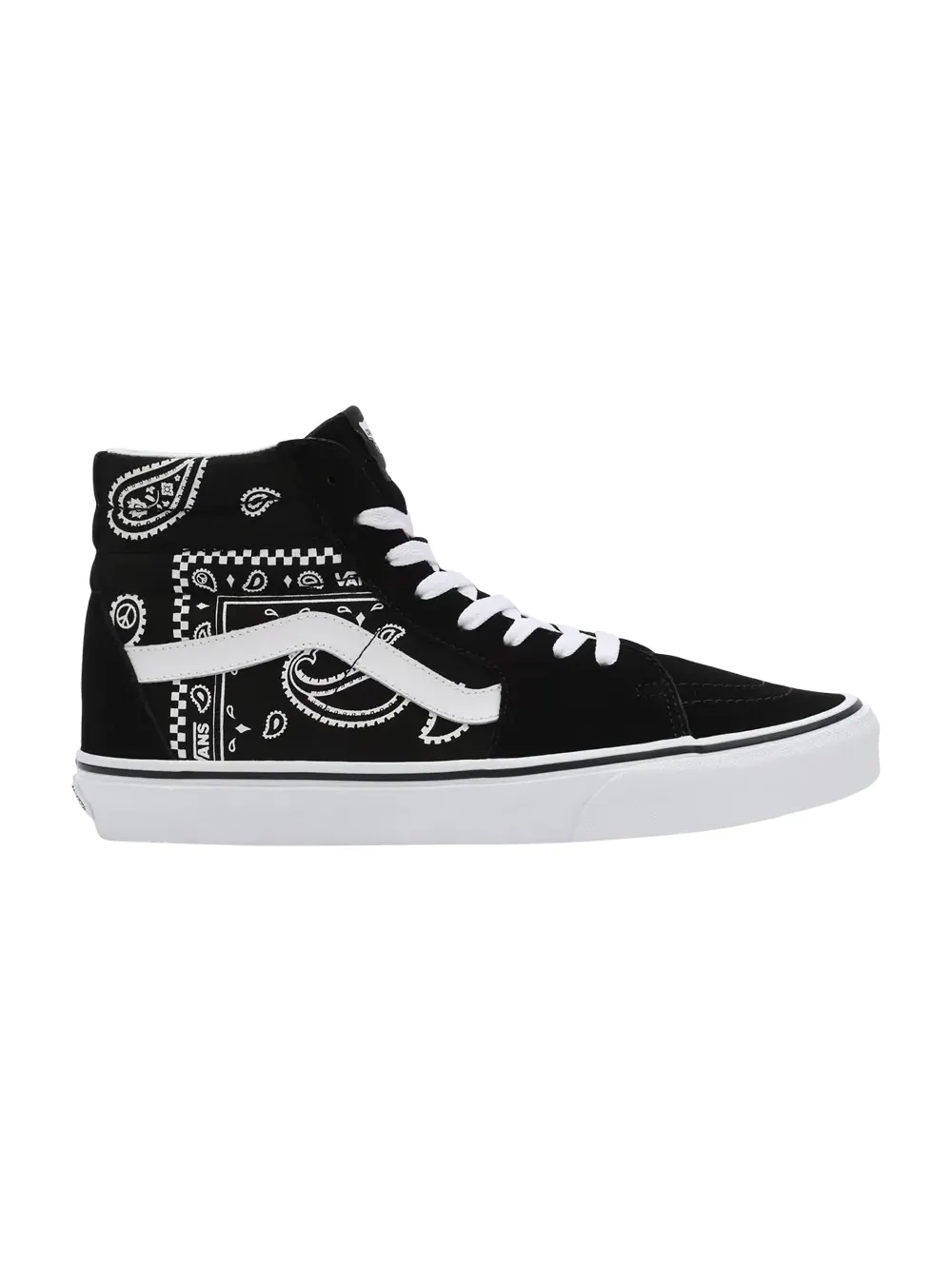 Кроссовки Sk8-Hi Vans — изображение 1 из 1, черный/белый
