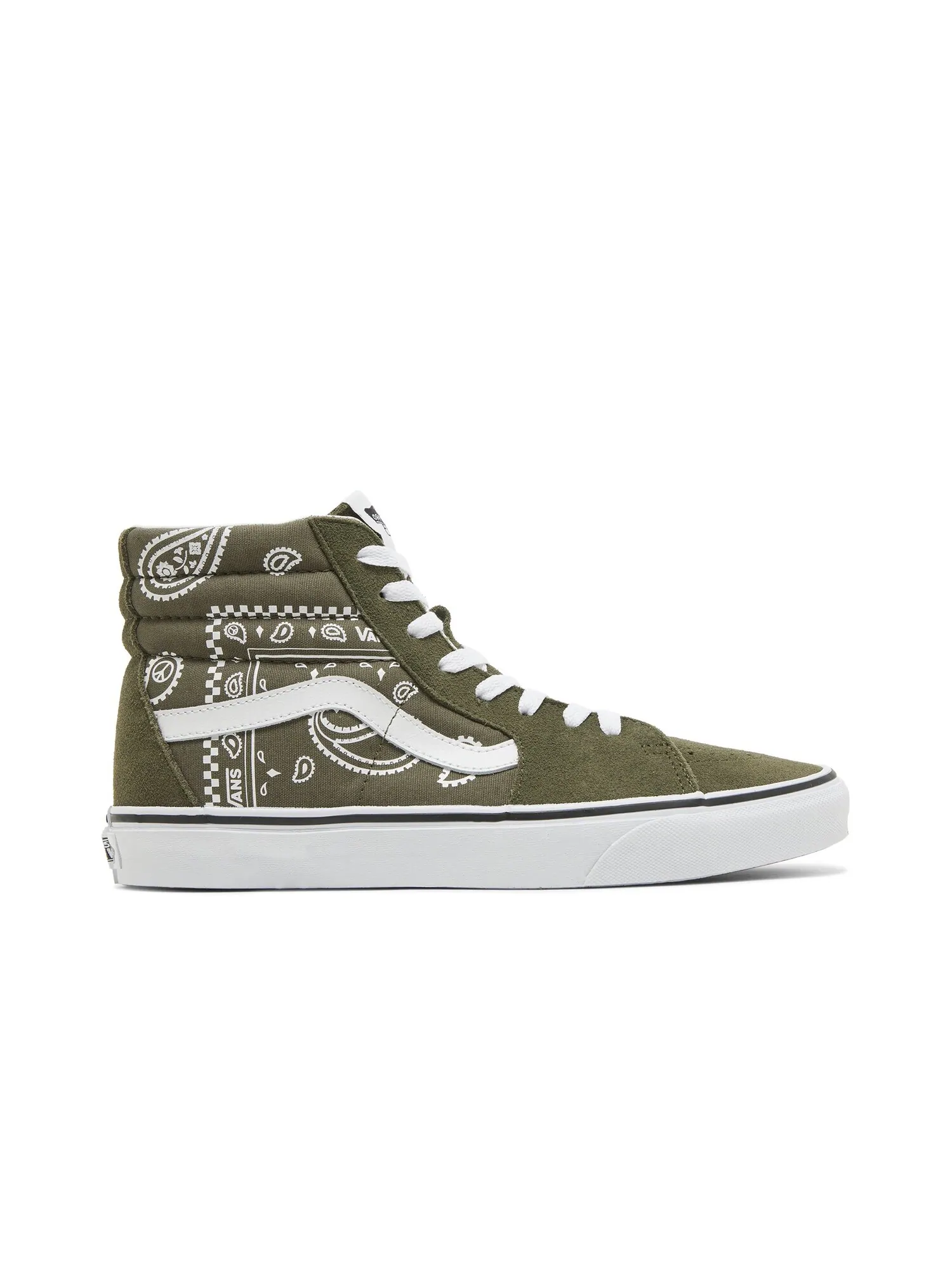 Кроссовки Sk8-Hi Vans — изображение 1 из 8, белый