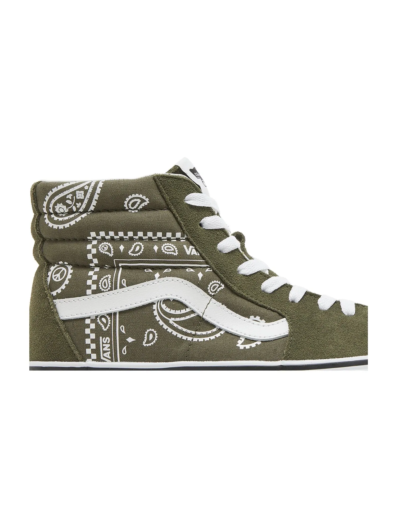 Кроссовки Sk8-Hi Vans — изображение 2 из 8, белый