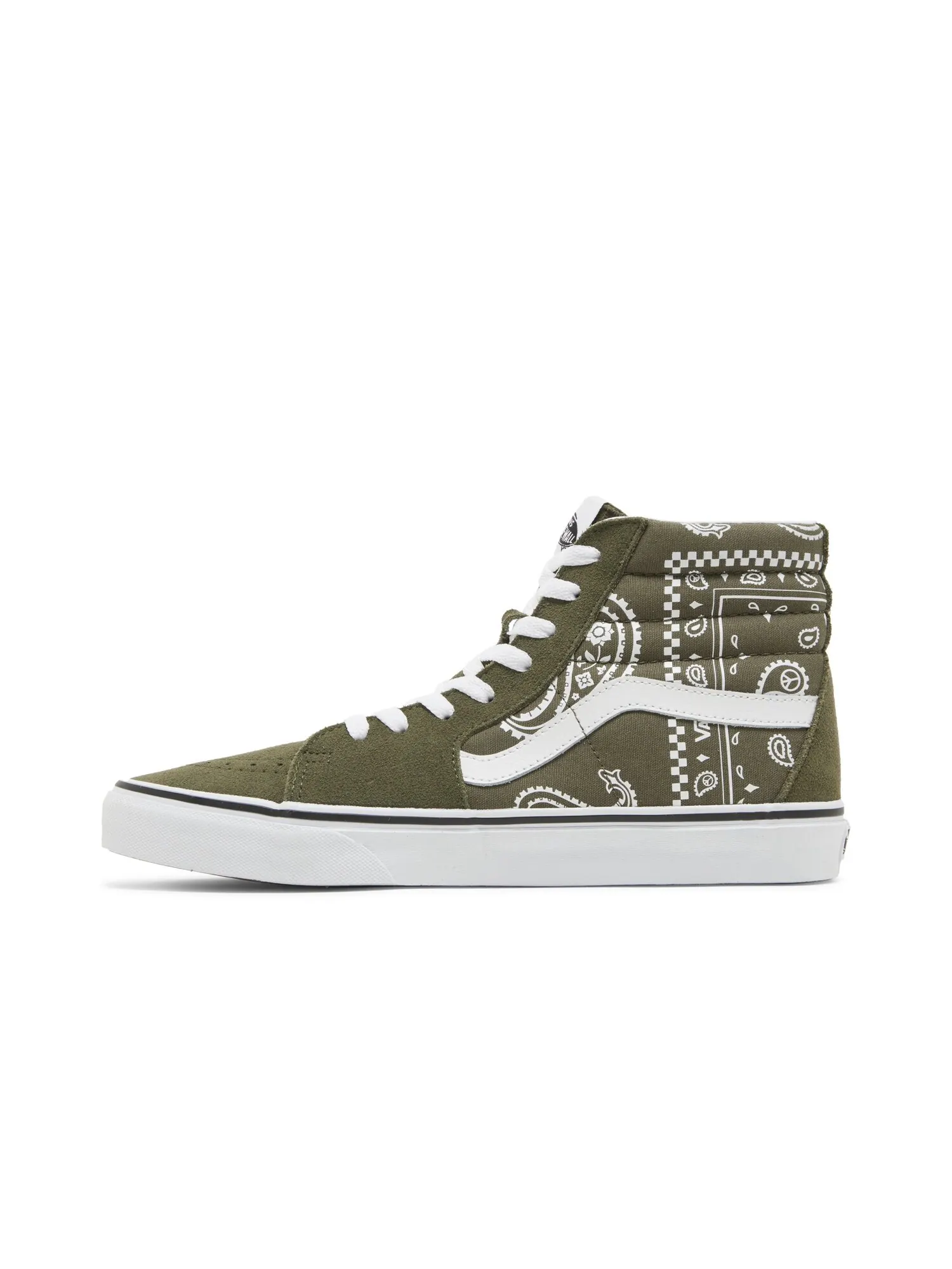 Кроссовки Sk8-Hi Vans — изображение 3 из 8, белый