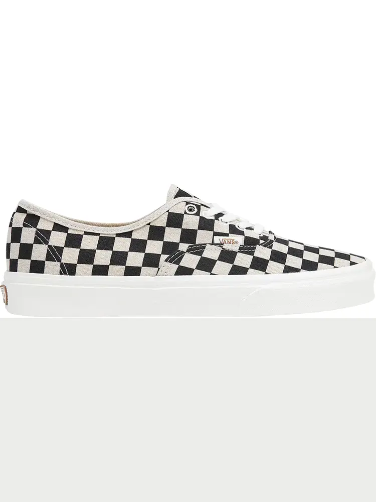 Кроссовки Vans Authentic Eco Theory - Checkerboard — изображение 1 из 1, бежевый