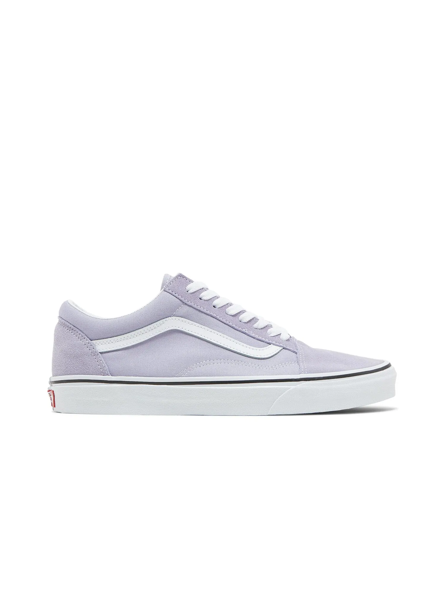 Кроссовки женские Old Skool Vans, сиреневый — изображение 1 из 8, белый