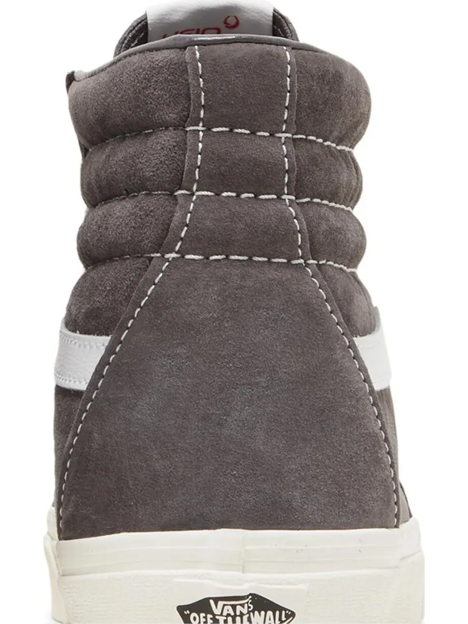 Кеды Vans Sk8-Hi Pig Suede - Rabbit — изображение 7 из 8, серый