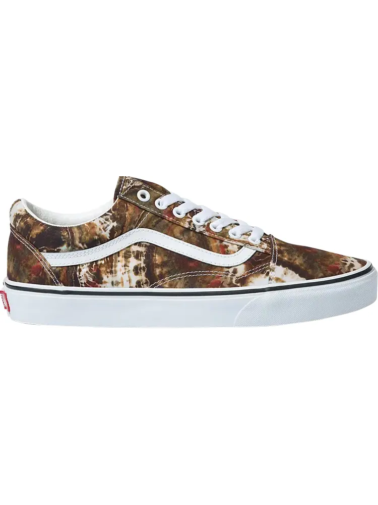 Кеды Vans Old Skool Tie-Dye Brown — изображение 1 из 1, коричневый