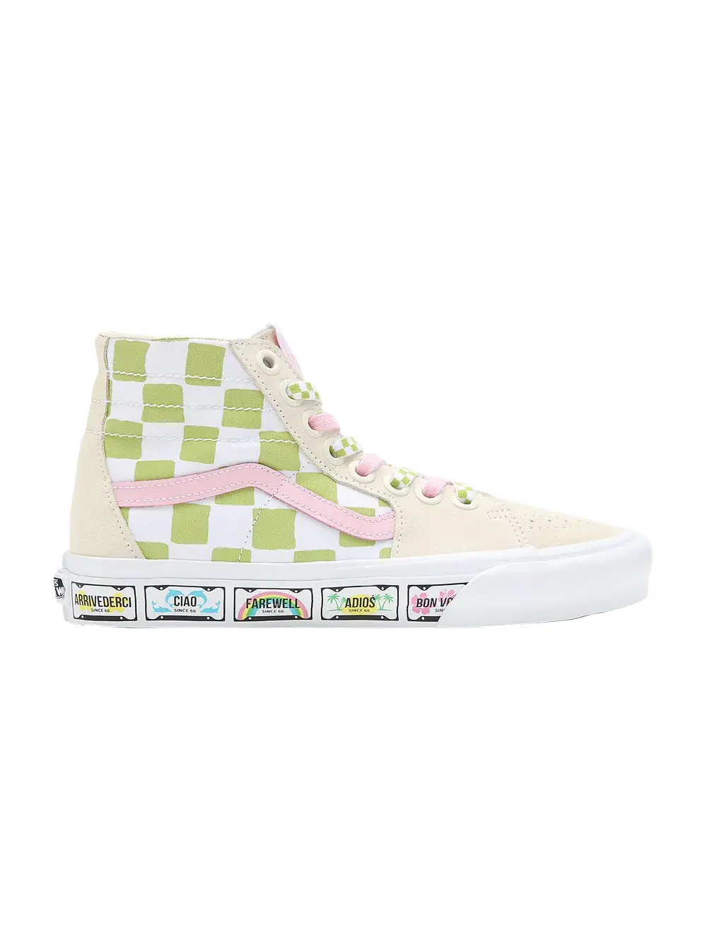 Кроссовки Emma Mulholland on Holiday x Sk8-Hi Tapered Vans — изображение 1 из 1, мульти-/белый