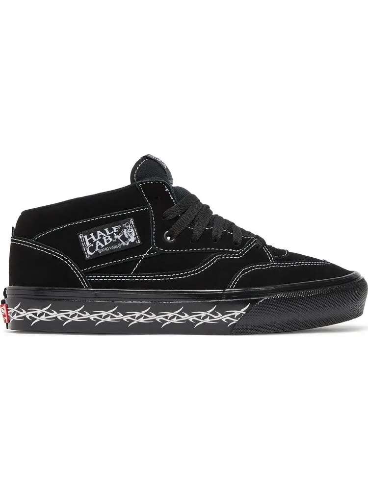 Кеды Vans Supreme x Half Cab Barbed Wire - Black — изображение 1 из 8, черный