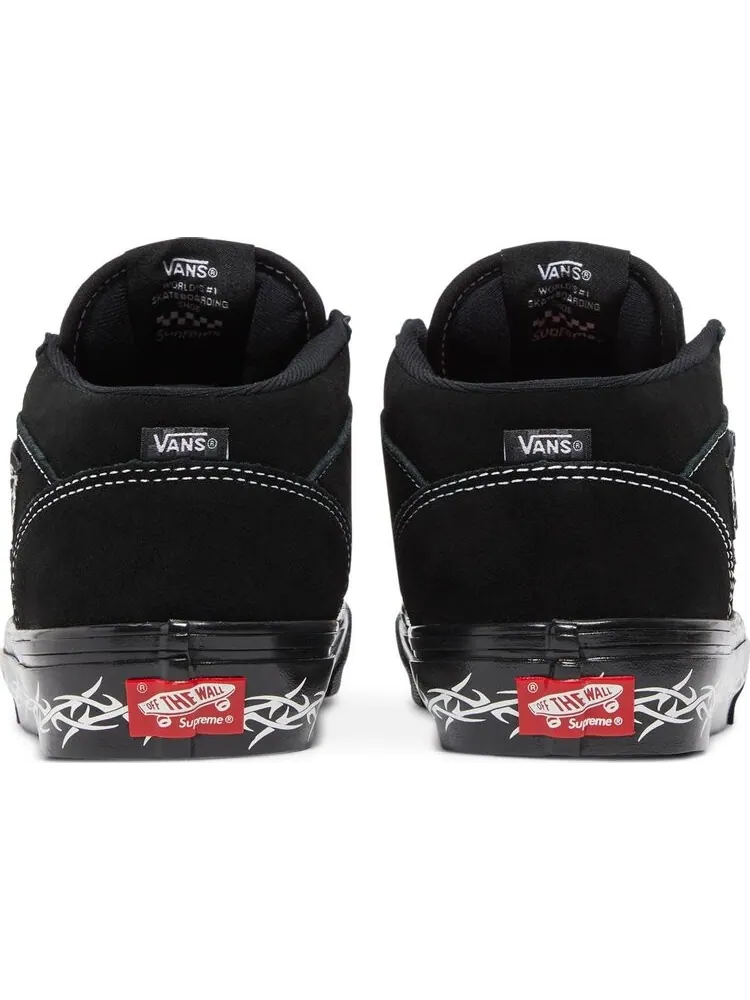 Кеды Vans Supreme x Half Cab Barbed Wire - Black — изображение 6 из 8, черный