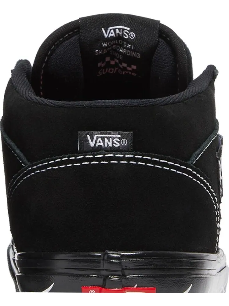 Кеды Vans Supreme x Half Cab Barbed Wire - Black — изображение 7 из 8, черный