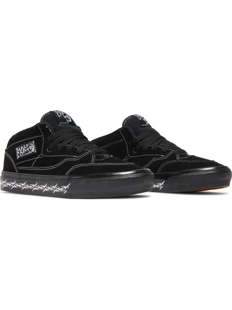 Кеды Vans Supreme x Half Cab Barbed Wire - Black — изображение 8 из 8, черный