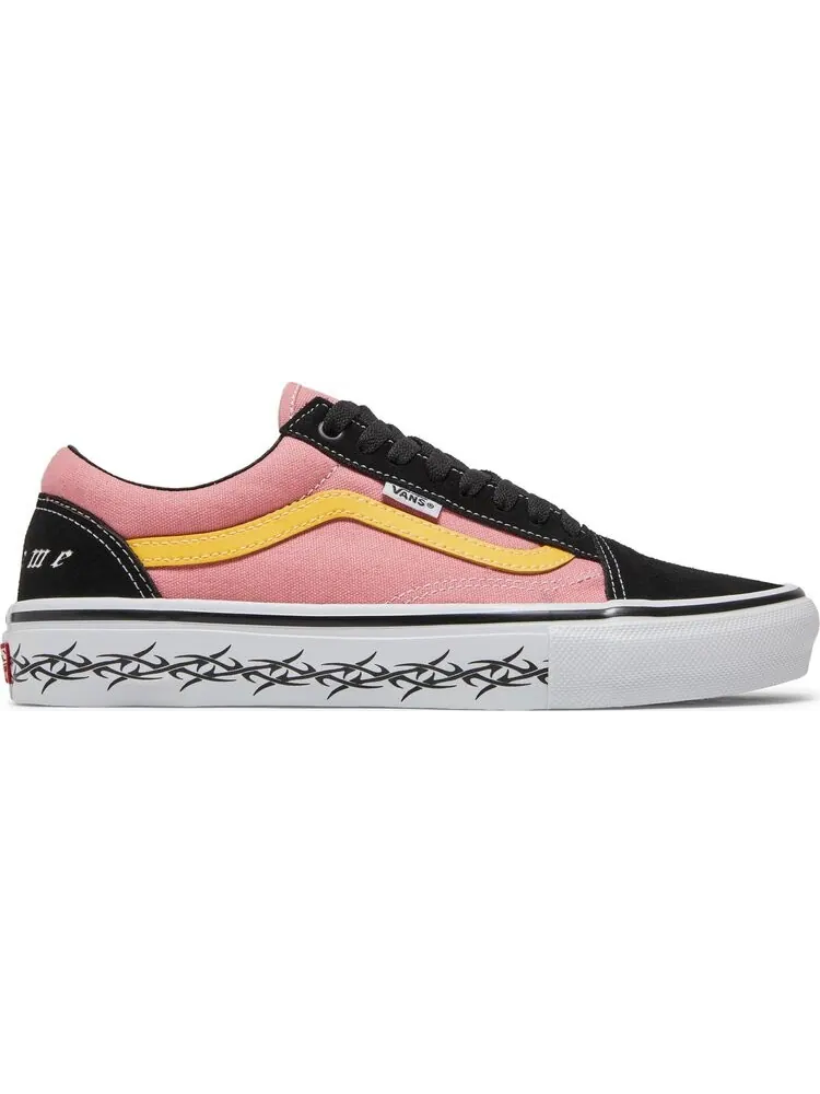 Кеды Vans Supreme x Old Skool Barbed Wire - Pink — изображение 1 из 8, розовый
