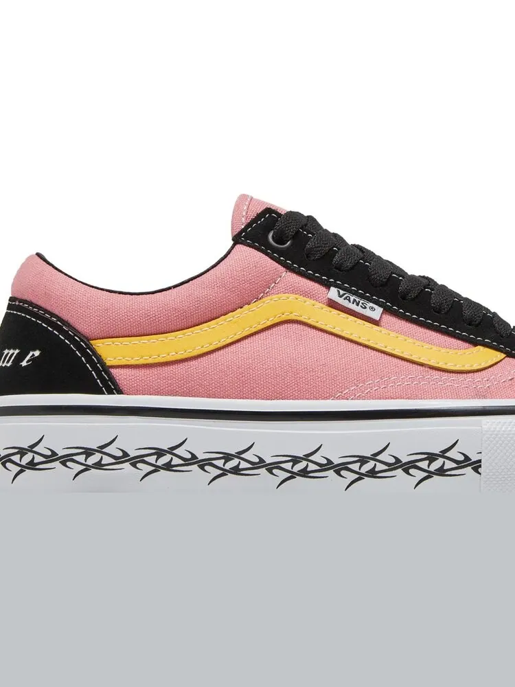 Кеды Vans Supreme x Old Skool Barbed Wire - Pink — изображение 2 из 8, розовый