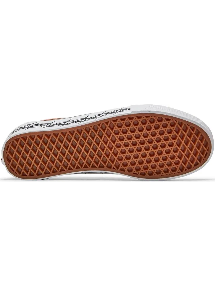 Кеды Vans Supreme x Old Skool Barbed Wire - Pink — изображение 4 из 8, розовый