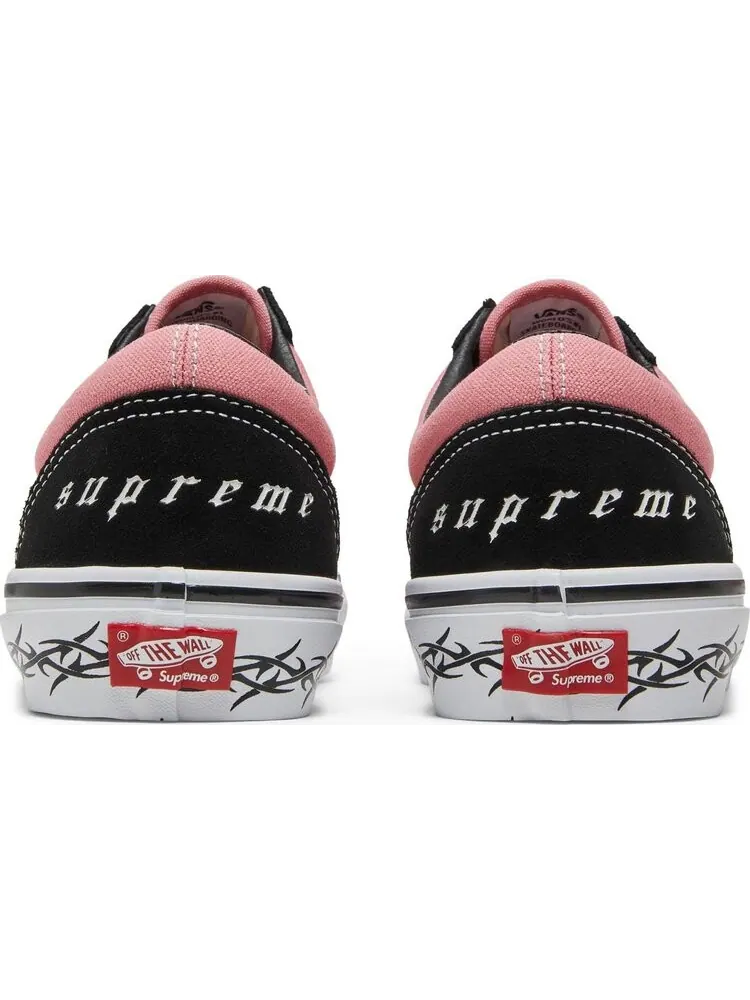 Кеды Vans Supreme x Old Skool Barbed Wire - Pink — изображение 6 из 8, розовый