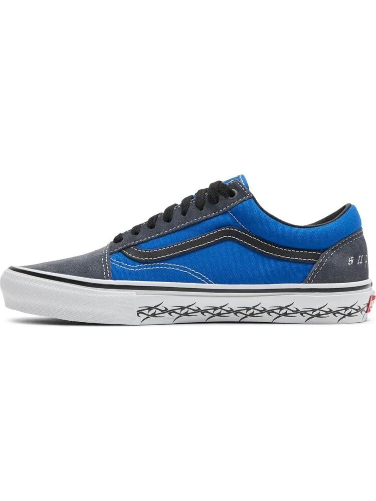 Кеды Vans Supreme x Old Skool Barbed Wire - Royal — изображение 3 из 8, синий