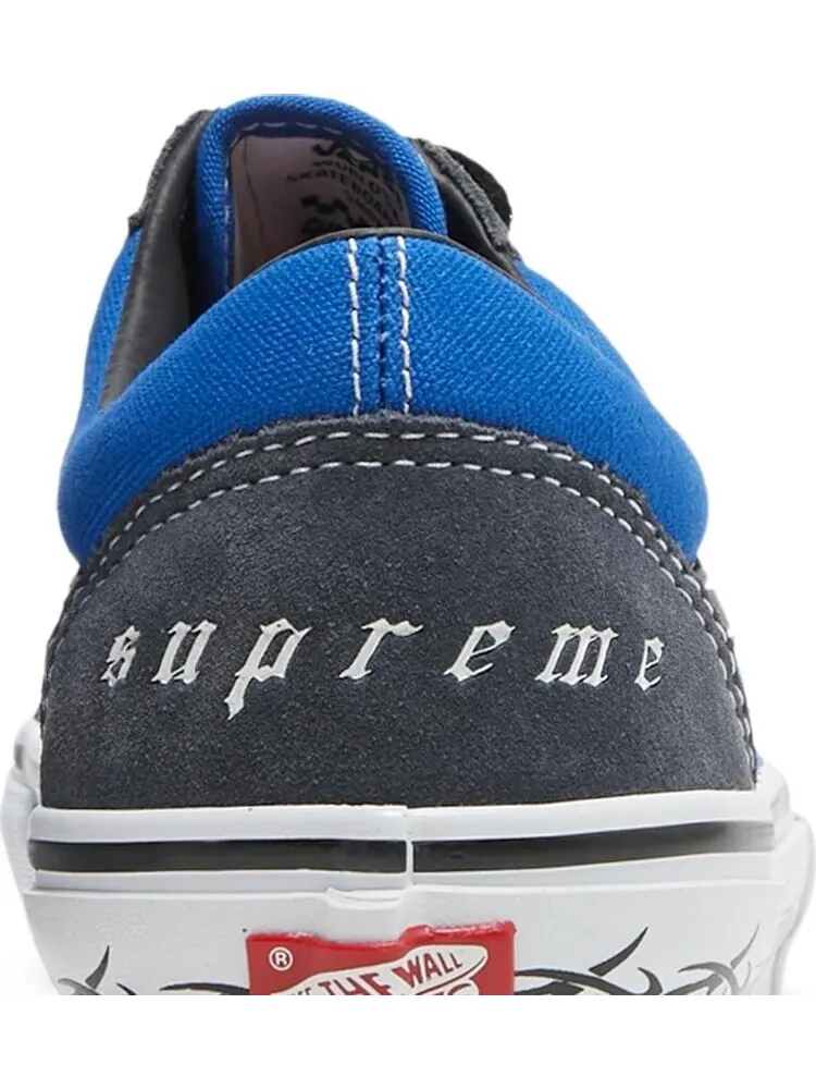 Кеды Vans Supreme x Old Skool Barbed Wire - Royal — изображение 7 из 8, синий