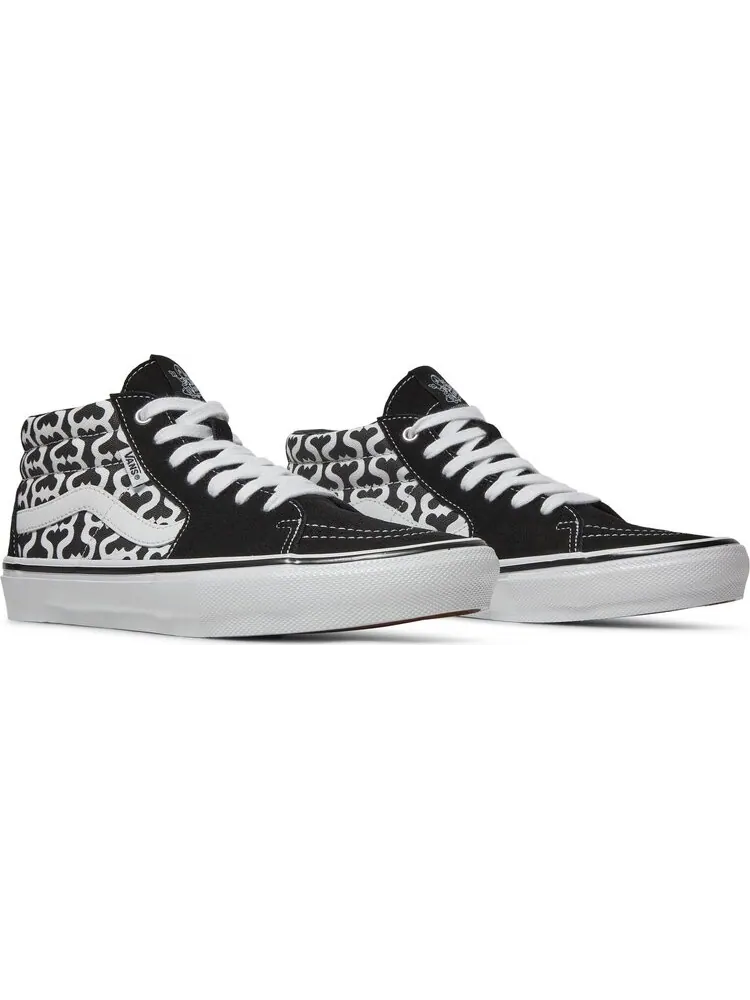 Кеды Vans Supreme x Grosso Mid Monogram S - Black — изображение 8 из 8, черный