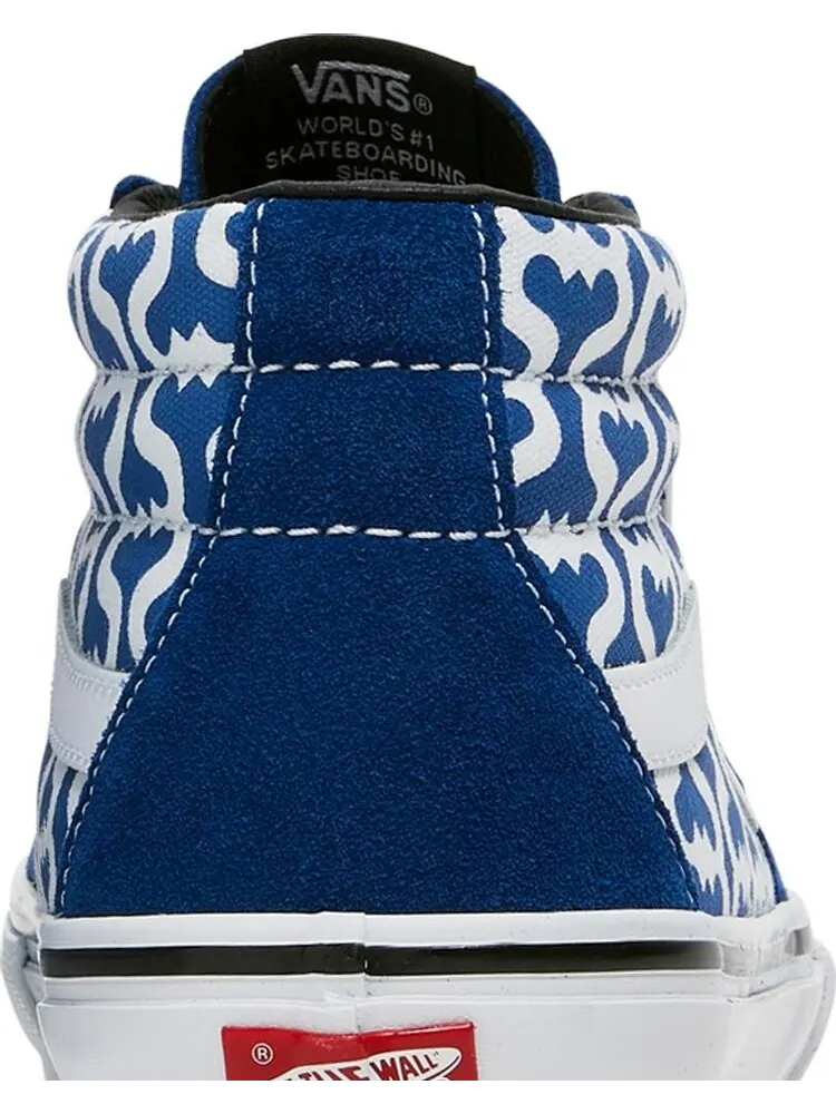 Кеды Vans Supreme x Grosso Mid Monogram S - Royal — изображение 7 из 8, синий