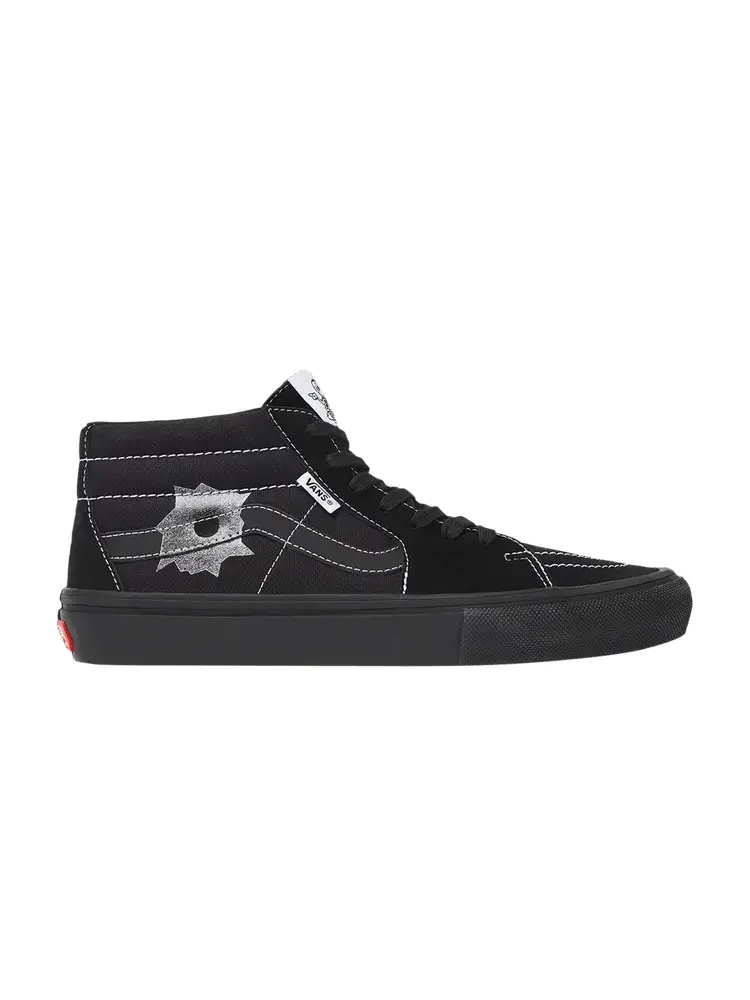 Кроссовки Supreme x Nate Lowman x Skate Grosso Mid 'Black' — изображение 1 из 1, черный