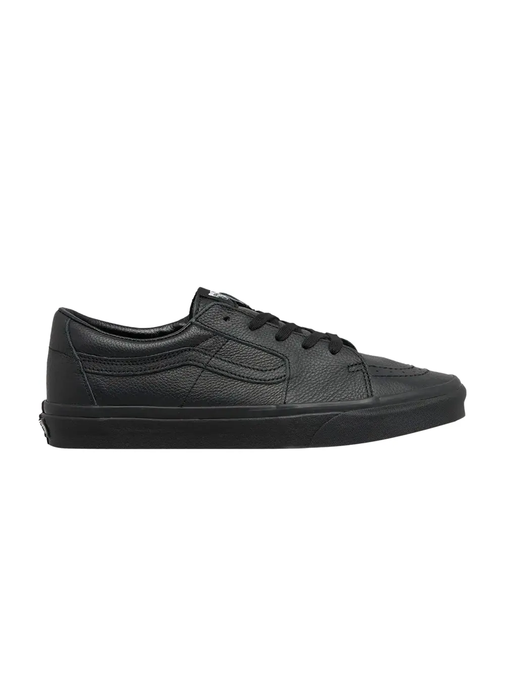 Низкие кроссовки Sk8-Low Leather Vans — изображение 1 из 1, черный/черный