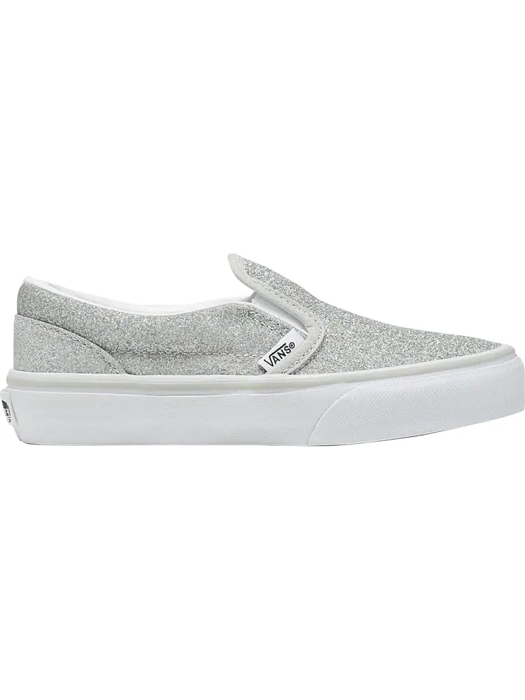 Кроссовки Classic Slip-On V Kids 'Glitter - Silver' — изображение 1 из 1, серебряный