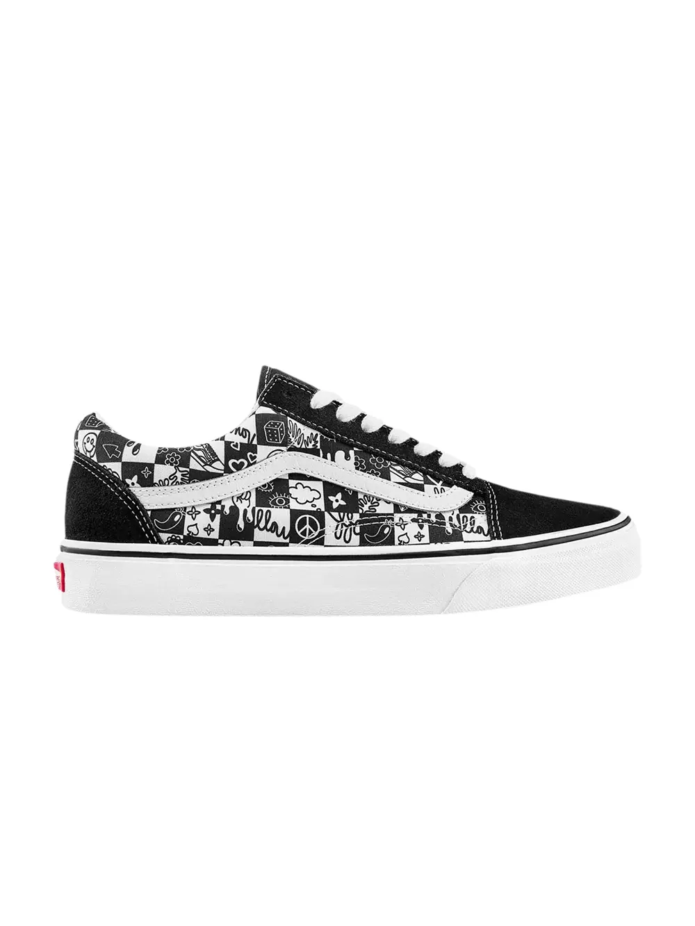 Кроссовки Old Skool Vans — изображение 1 из 1, черный/белый