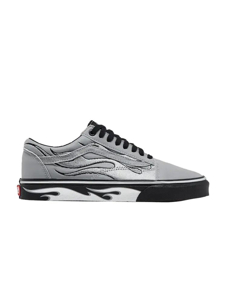 Кеды Vans A$ap Rocky x Old Skool 'Worldwide Pack - Grey Flame' — изображение 1 из 9, серый