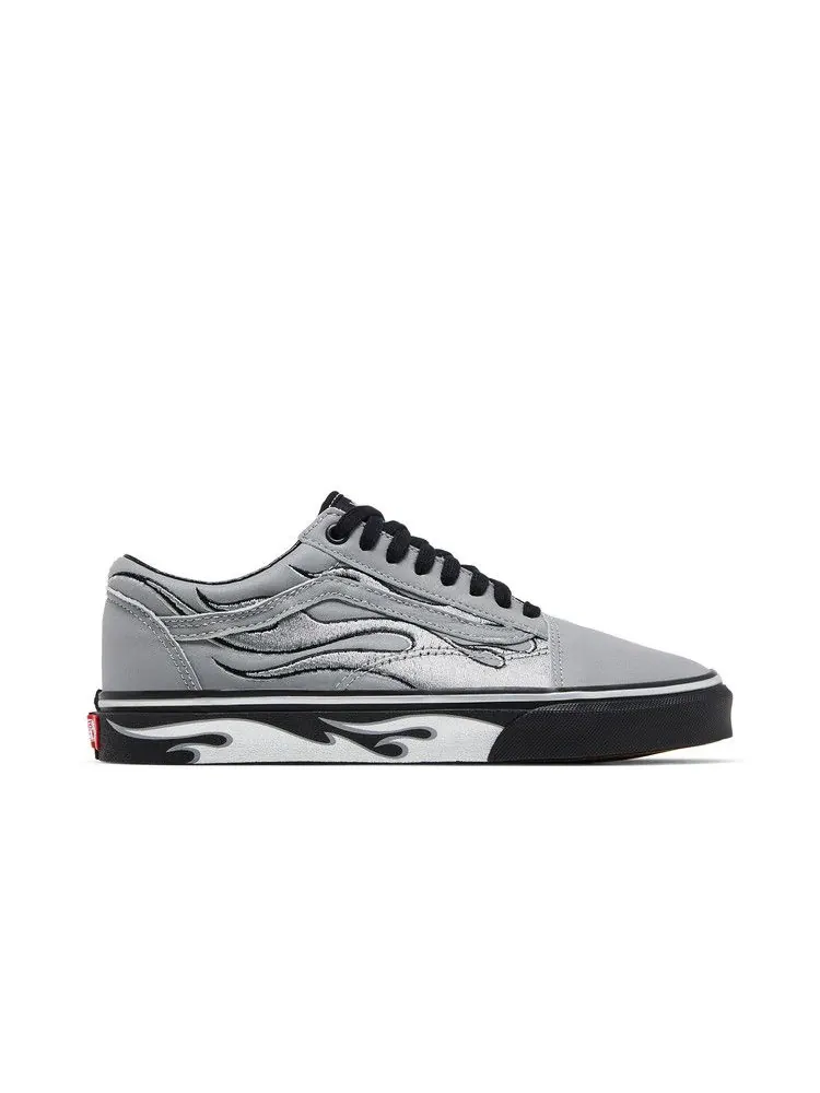 Кеды Vans A$ap Rocky x Old Skool 'Worldwide Pack - Grey Flame' — изображение 2 из 9, серый