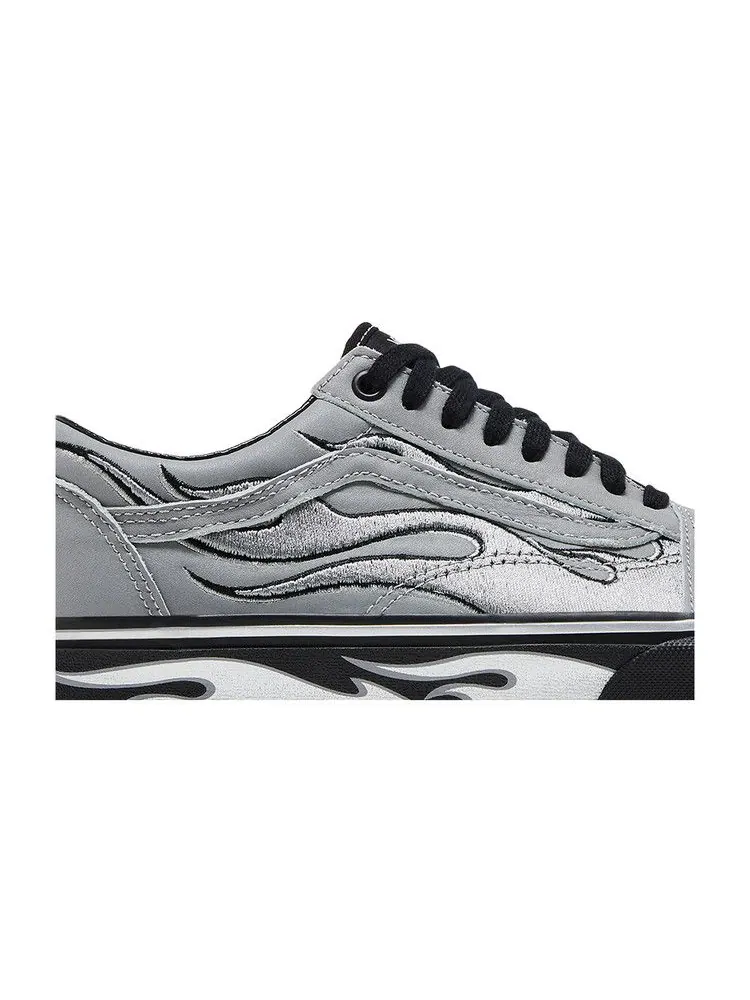 Кеды Vans A$ap Rocky x Old Skool 'Worldwide Pack - Grey Flame' — изображение 3 из 9, серый