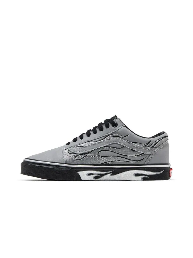 Кеды Vans A$ap Rocky x Old Skool 'Worldwide Pack - Grey Flame' — изображение 4 из 9, серый