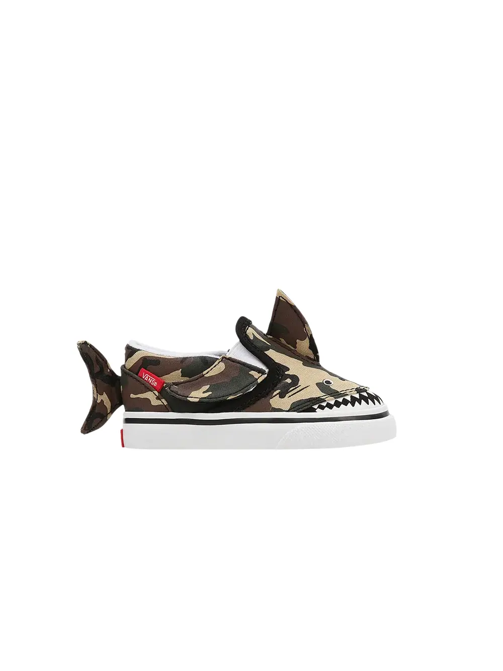 Слипоны V для малышей Vans — изображение 1 из 1, черный/белый